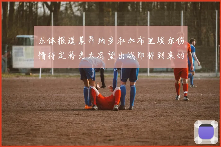 东体报道莱昂纳多和加布里埃尔伤情待定蒋光太有望出战即将到来的比赛